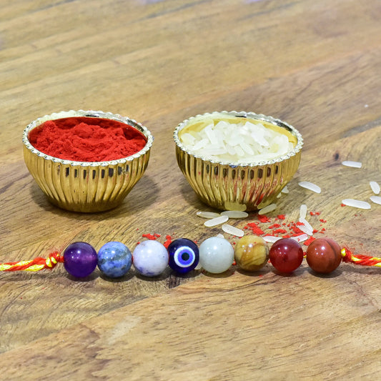 7 Chakra Evil Eye Rakhi