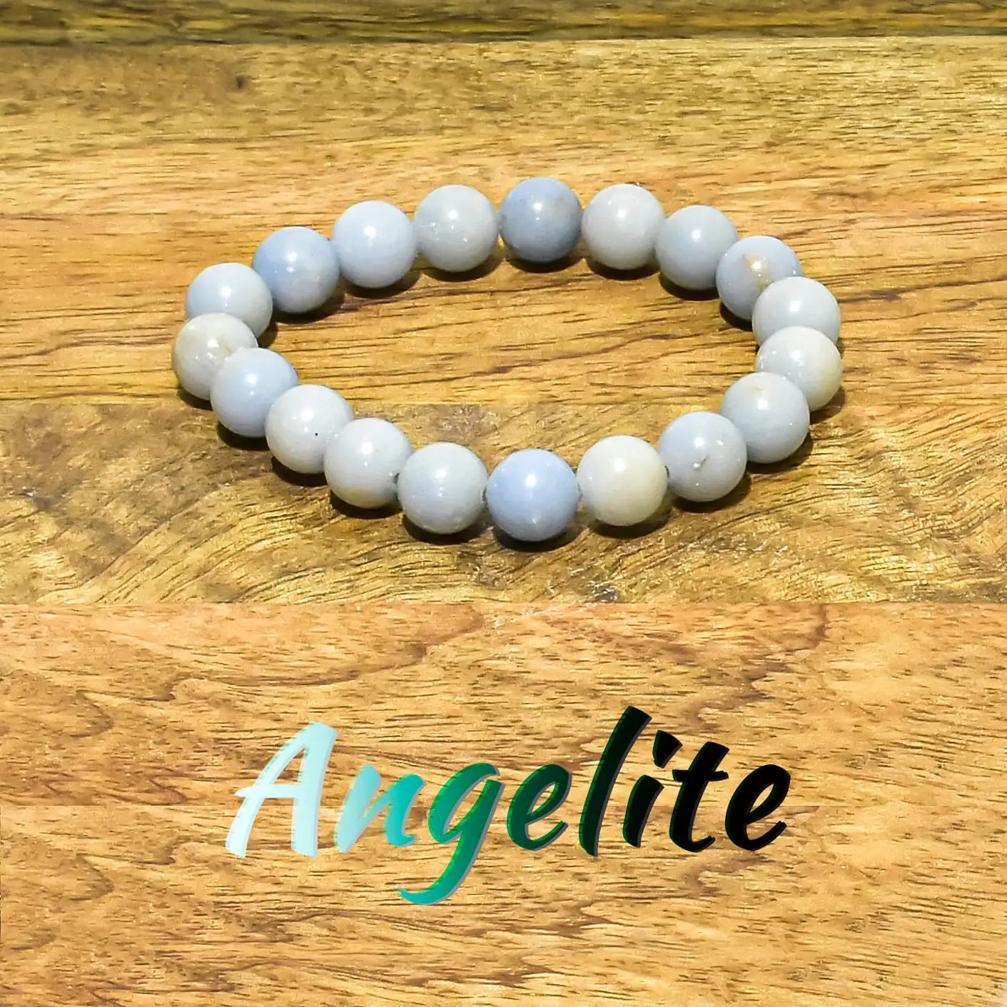 Angelite Natural Crystal Bracelet 