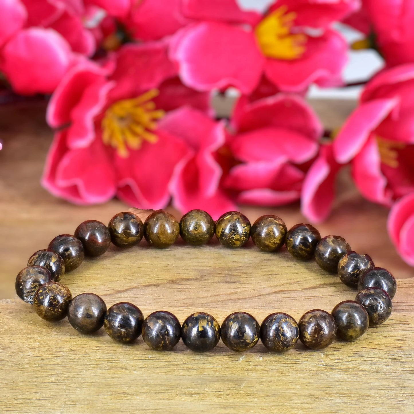 Bronzite Unisex Natural Crystal Stone Bracelet