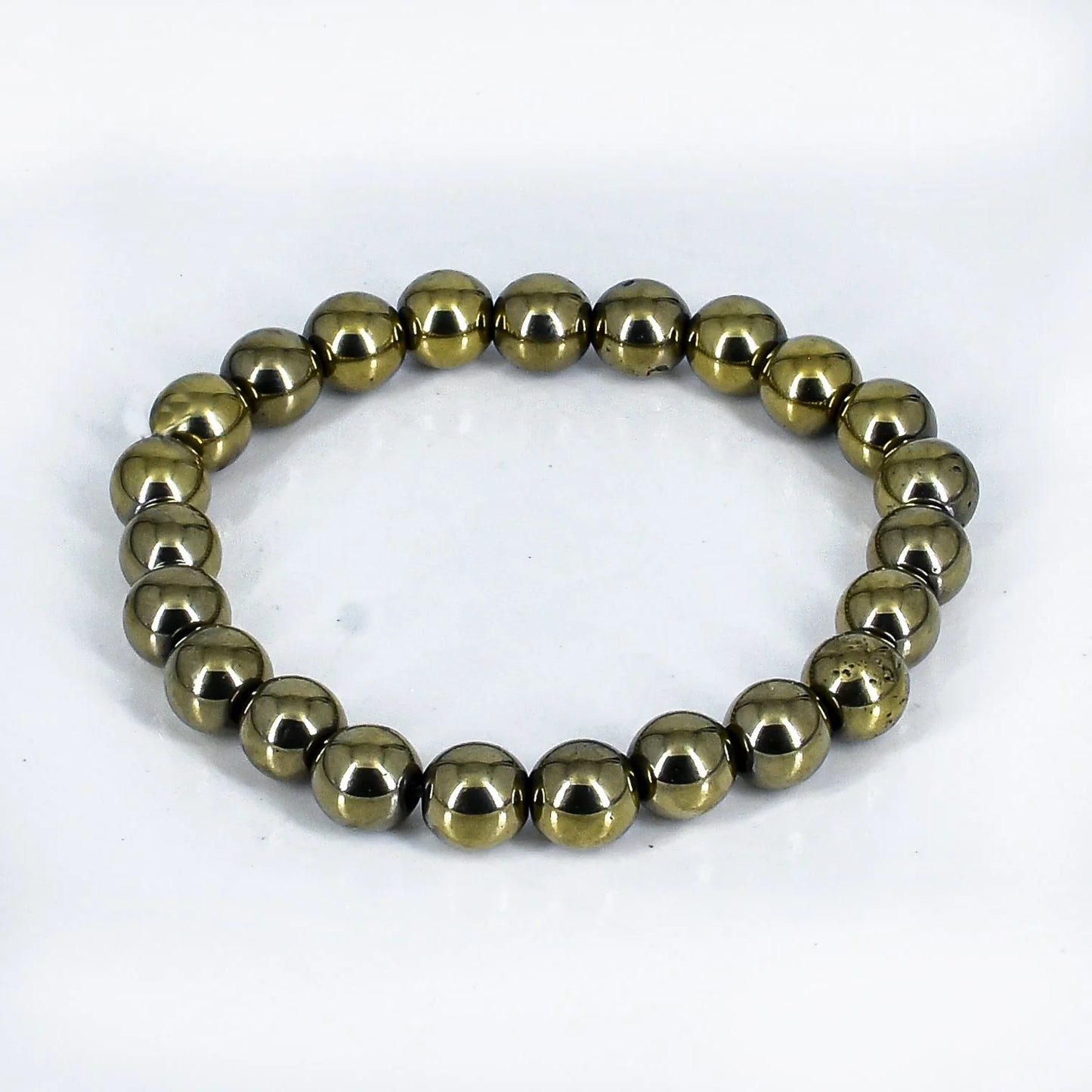 Golden Pyrite Unisex Natural Crystal Stone Bracelet