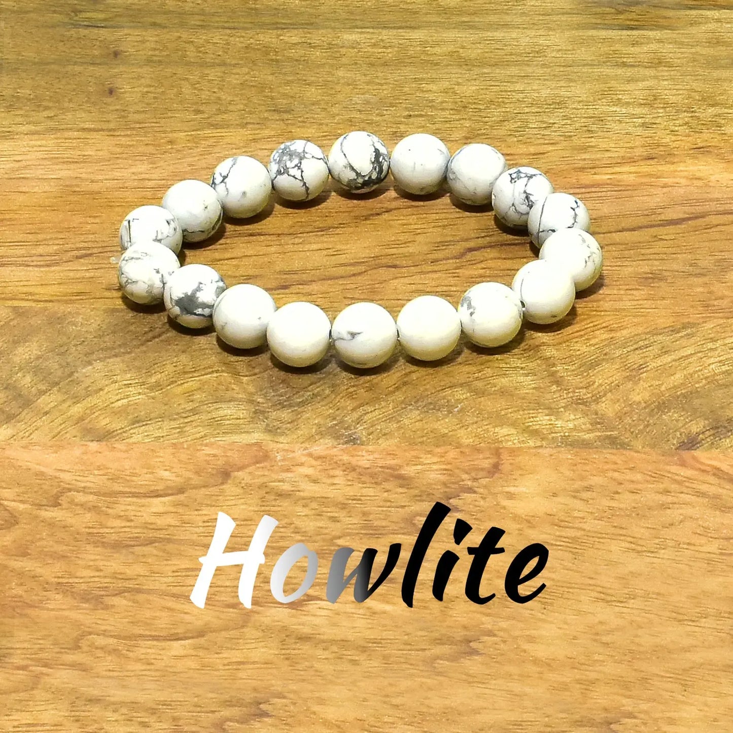 Howlite Natural Crystal Stone Bracelet