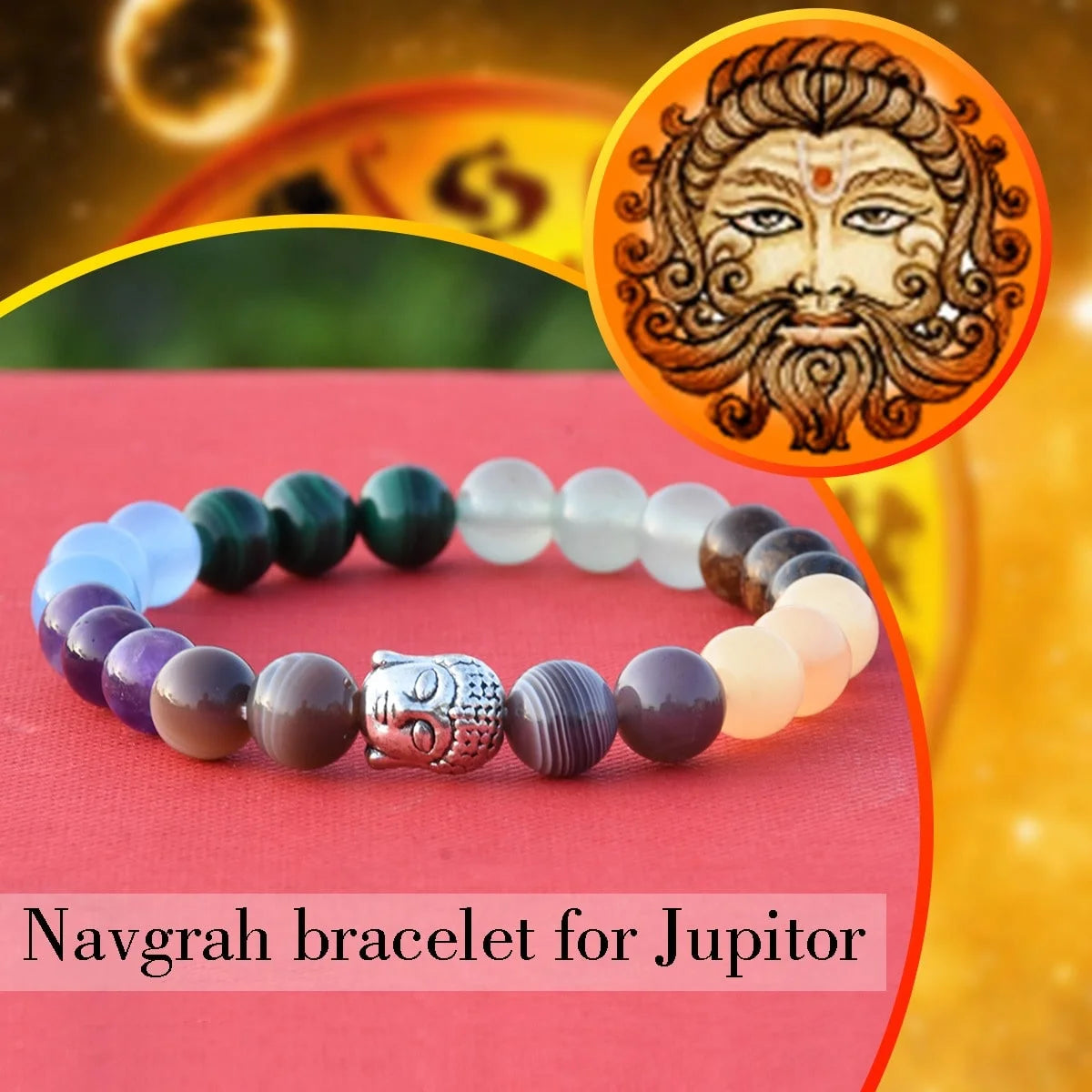 Jupiter Navgrah Bracelet By Reshamm