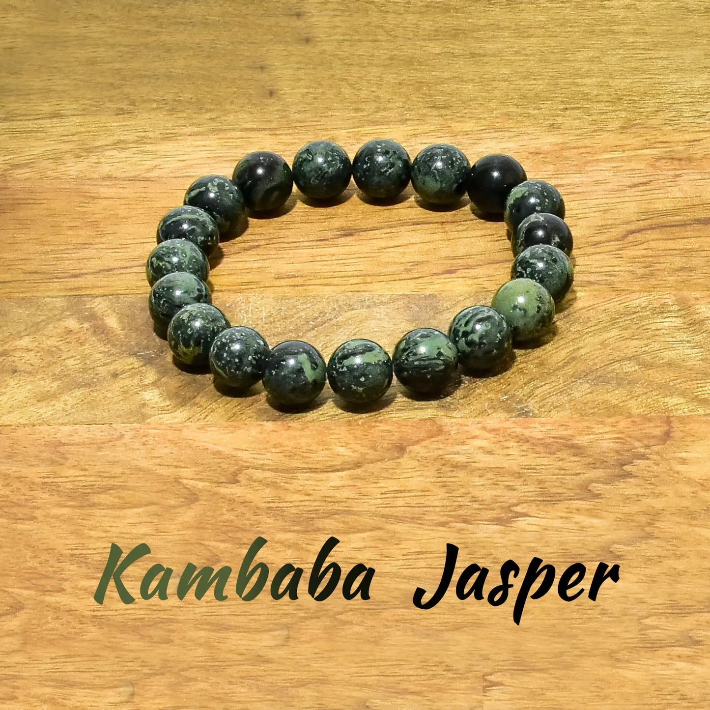 Kambaba Jasper Natural Crystal stone Bracelet