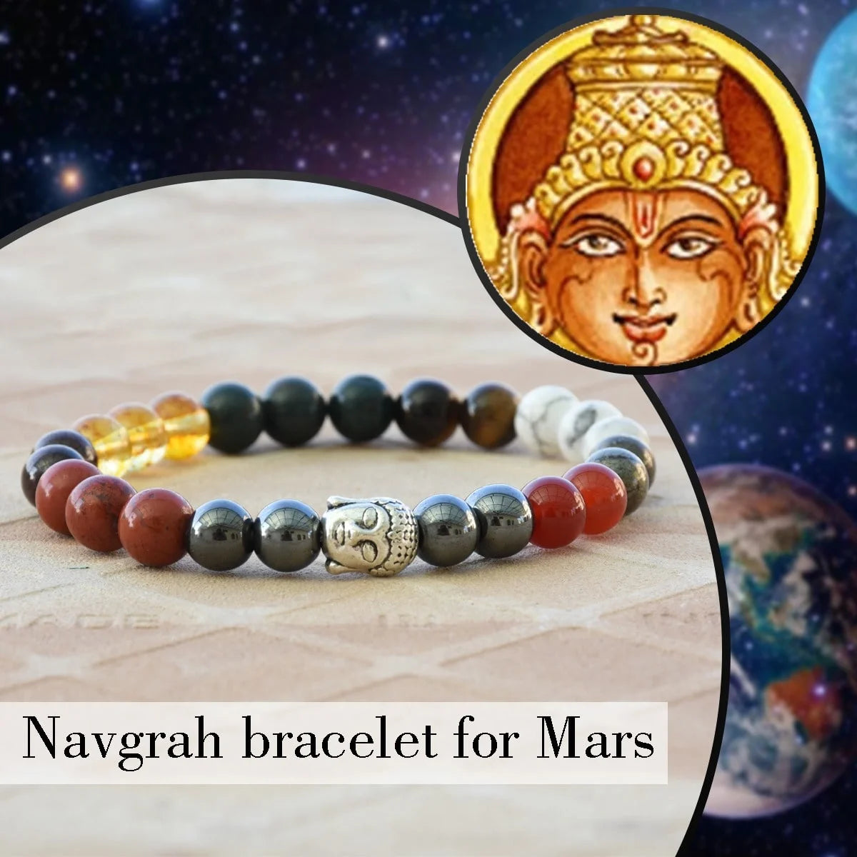 Mars Navgrah Bracelet By Reshamm