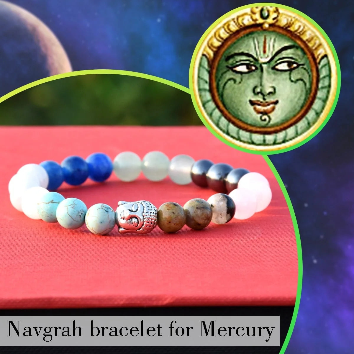 Mercury Navgrah Bracelet By Reshamm