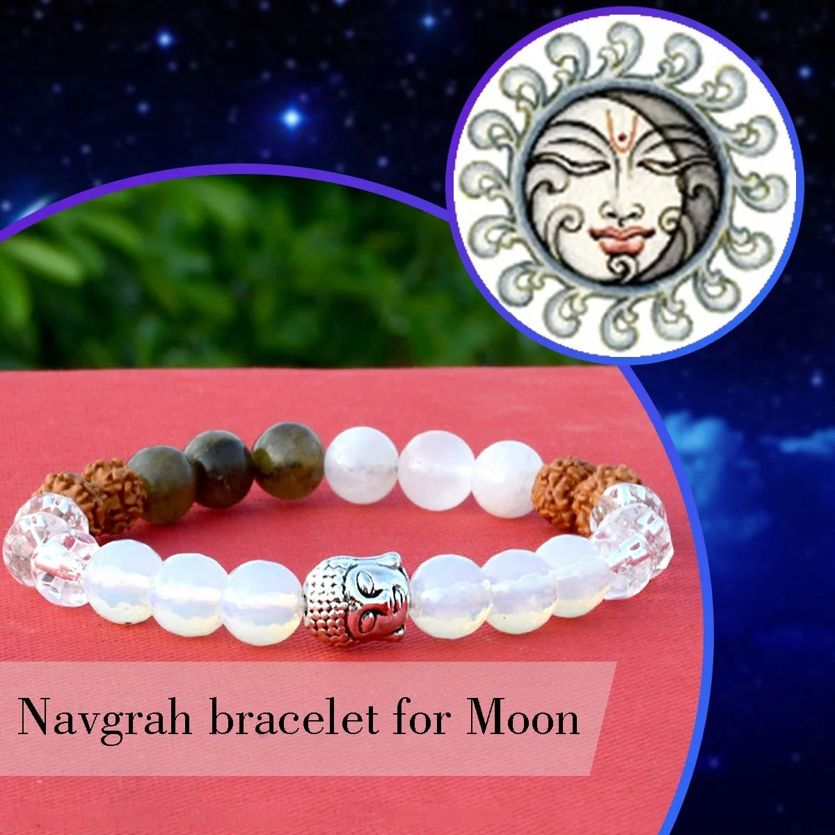 Moon Navgrah Bracelet By Reshamm