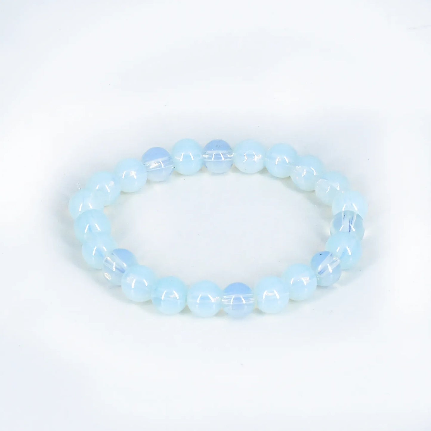 Opalite Natural Crystal Stone Bracelet for Reiki Healing and Emotional Balance