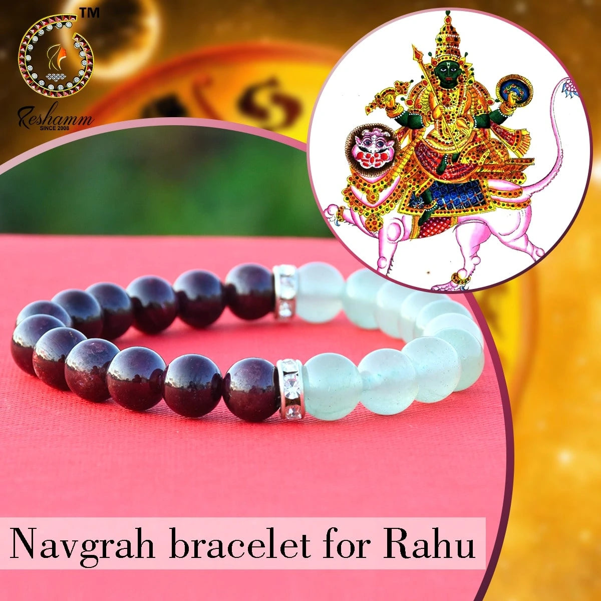 Rahu Navgrah Bracelet for Rahu Problems in Astrology