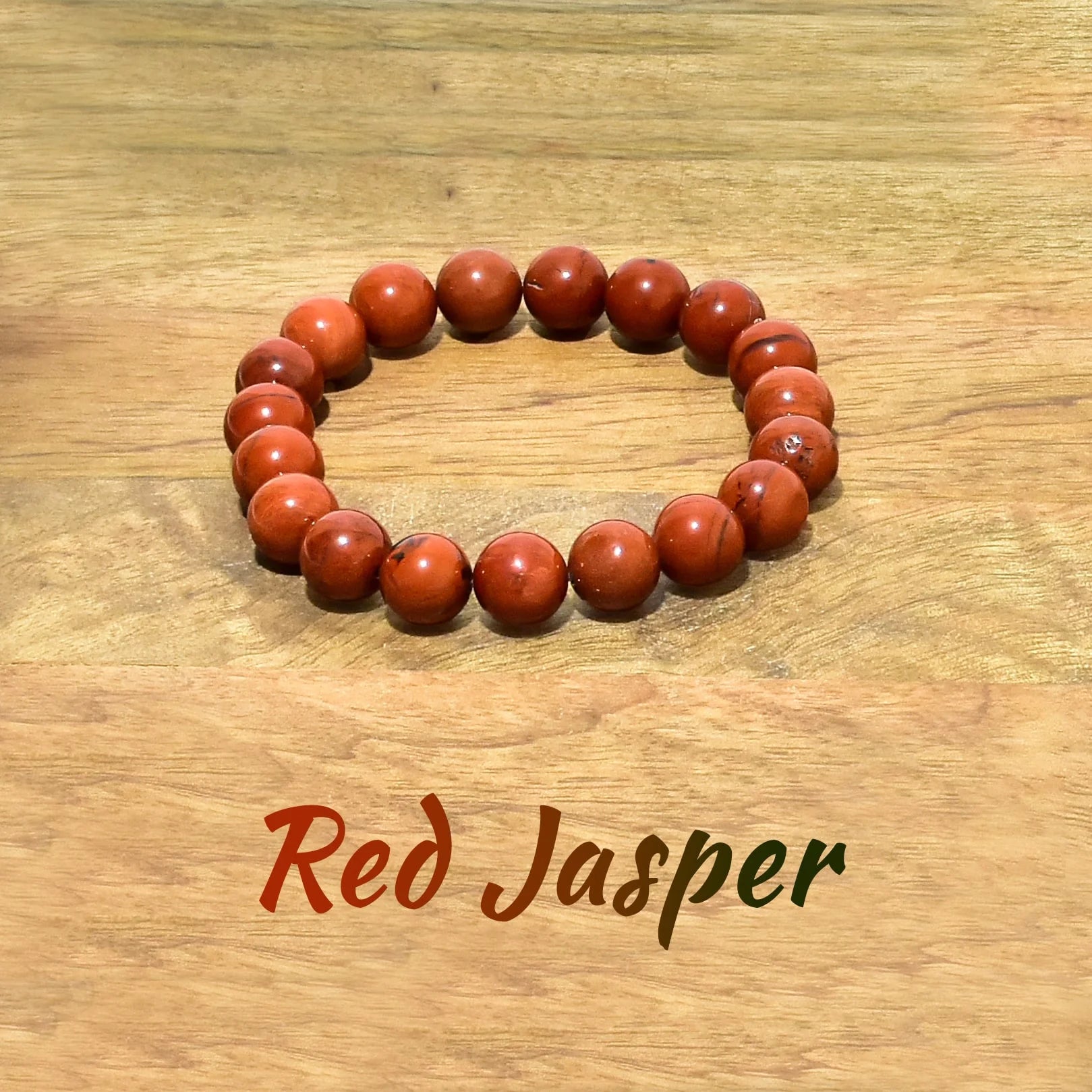 Red Jasper Natural Crystal Stone bracelet