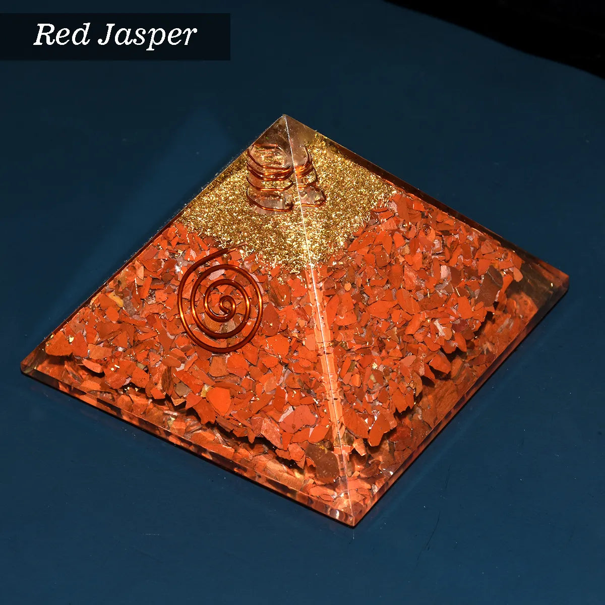 Red Jasper Pyramid 