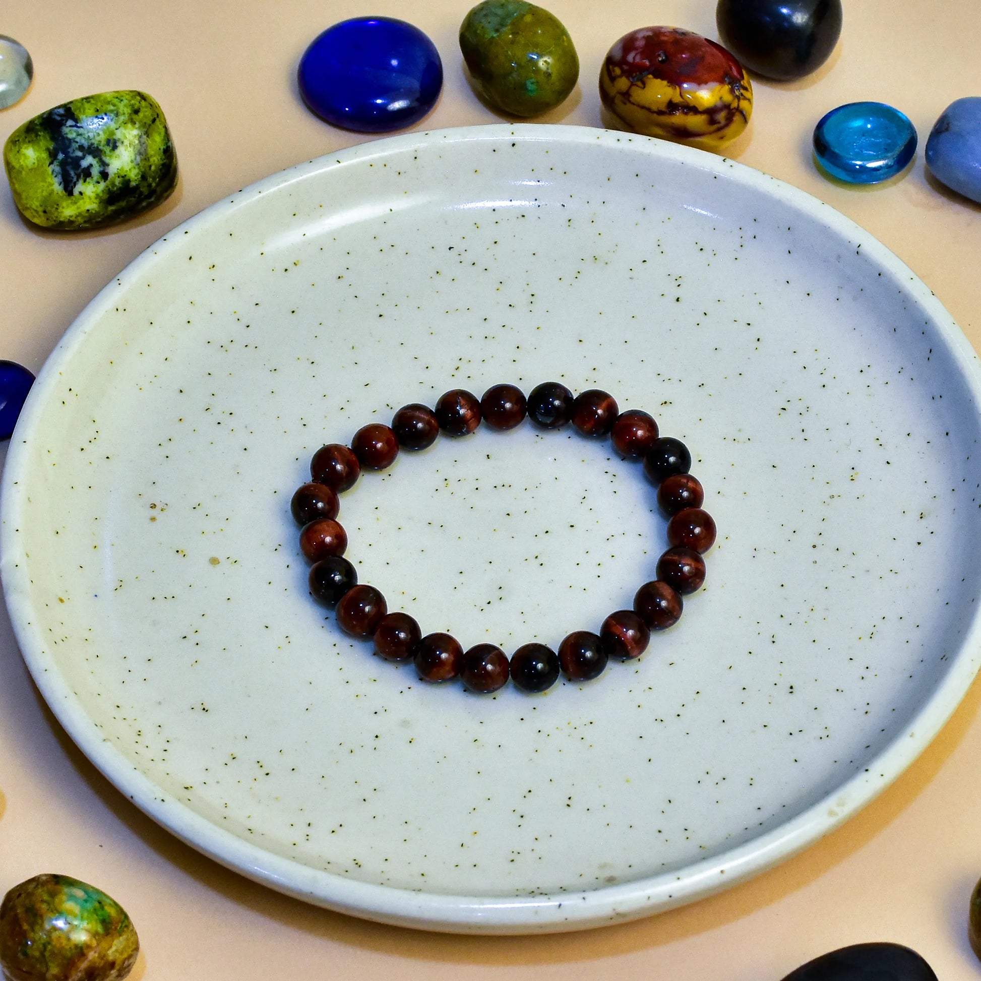 red Tiger eye bracelet