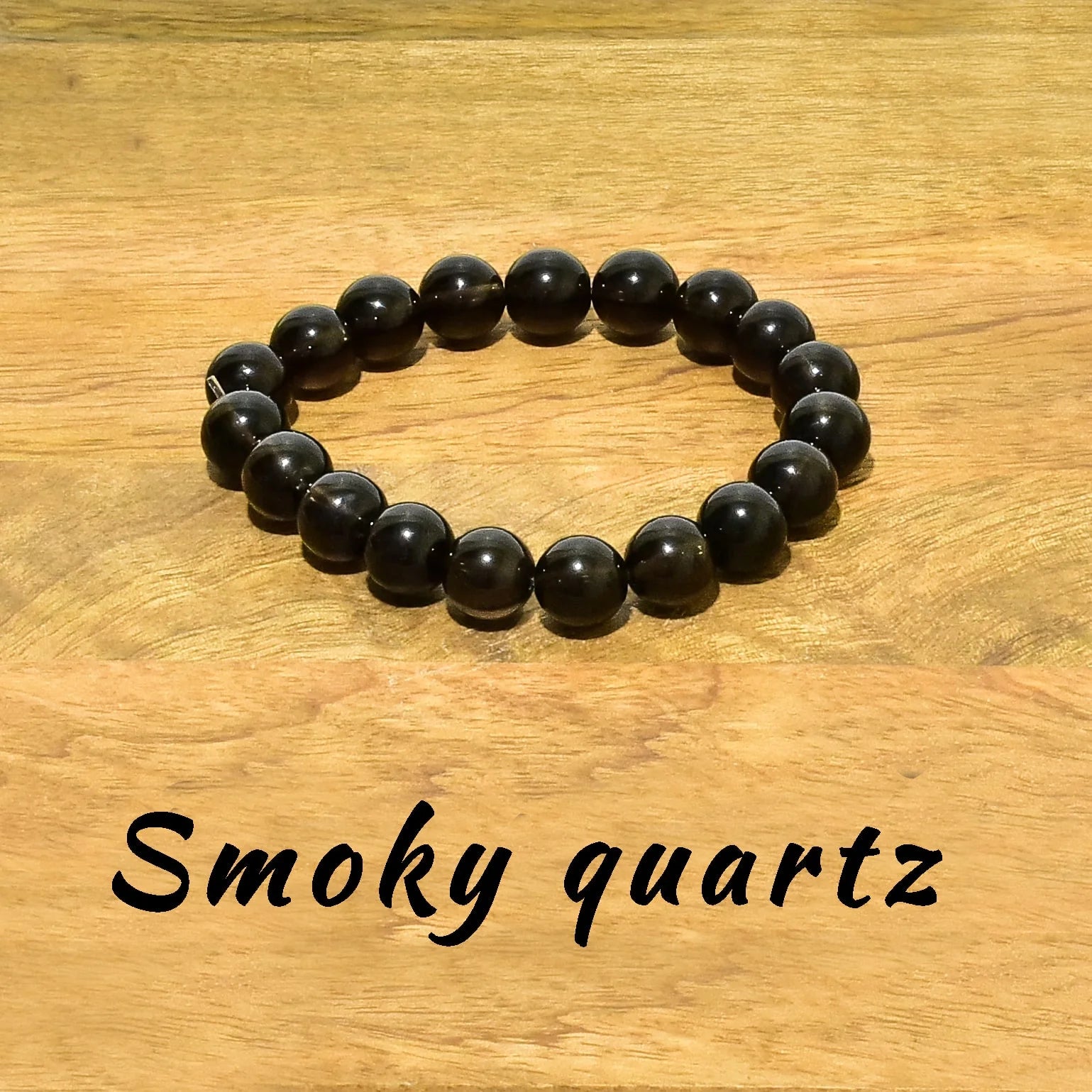 Smoky Quartz Natural Crystal Stone bracelet