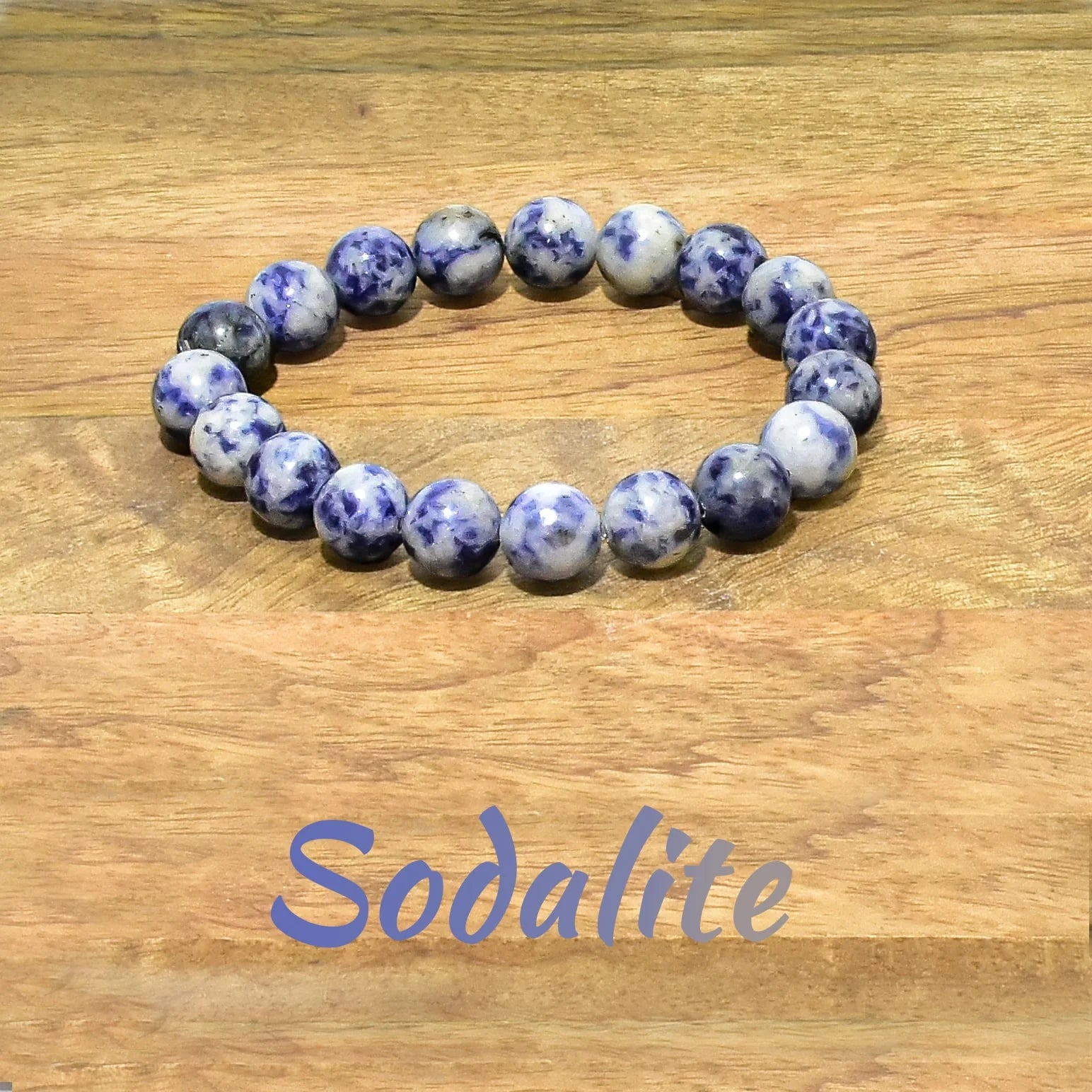 Sodalite Natural Crystal Stone Bracelet