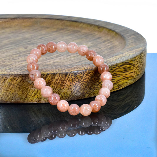 Sun Stone Crystal Stone Bracelet for Reiki Healing