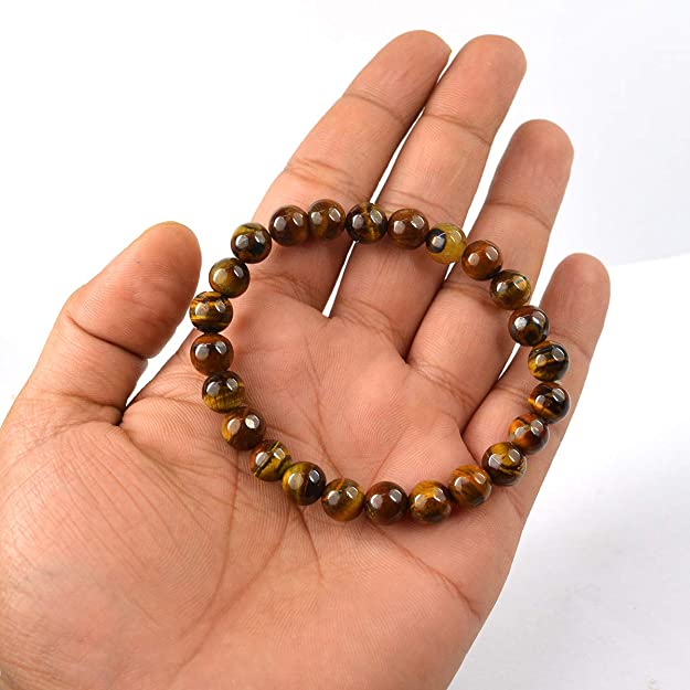 Tiger Eye Natural Unisex Crystal Stone Bracelet