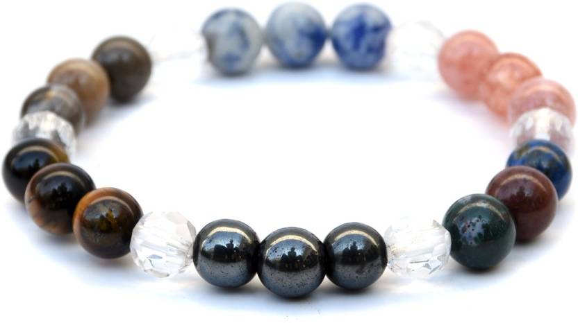 7 Chakra Healing Crystal Elastic Bracelet - 6mm Beads | New Moon Beginnings